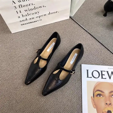 Xajzpa Summer Shoes Ladies Shallow Mouth Pointed Toe Autumn Soft 2025 Grandma New Fall Comfortable High Pumps Thin Heels Women Shoes Au